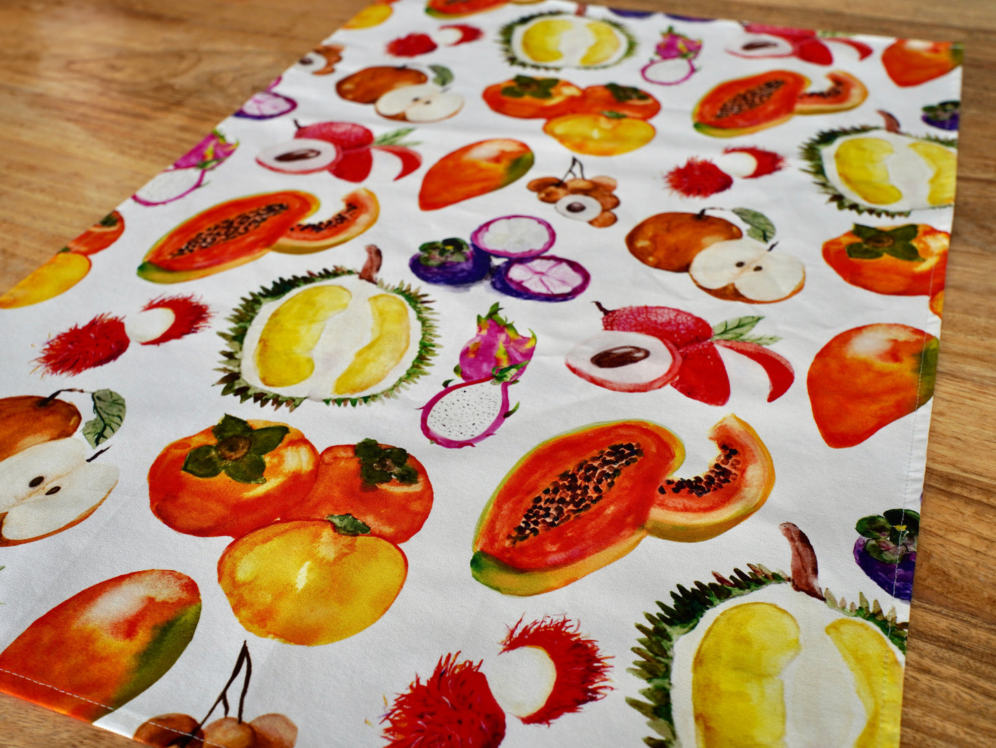 Asian Fruit Tea Towel