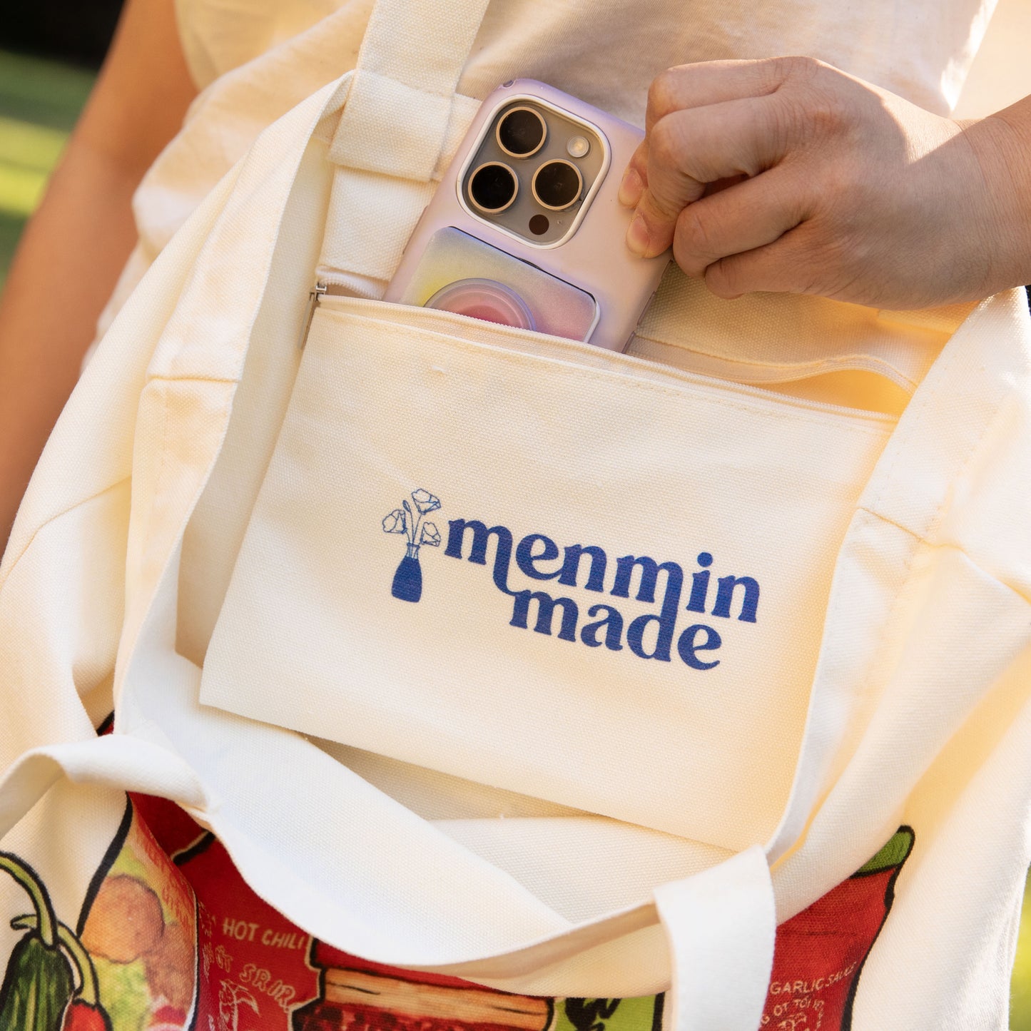 Tote Bag with Inner Pocket