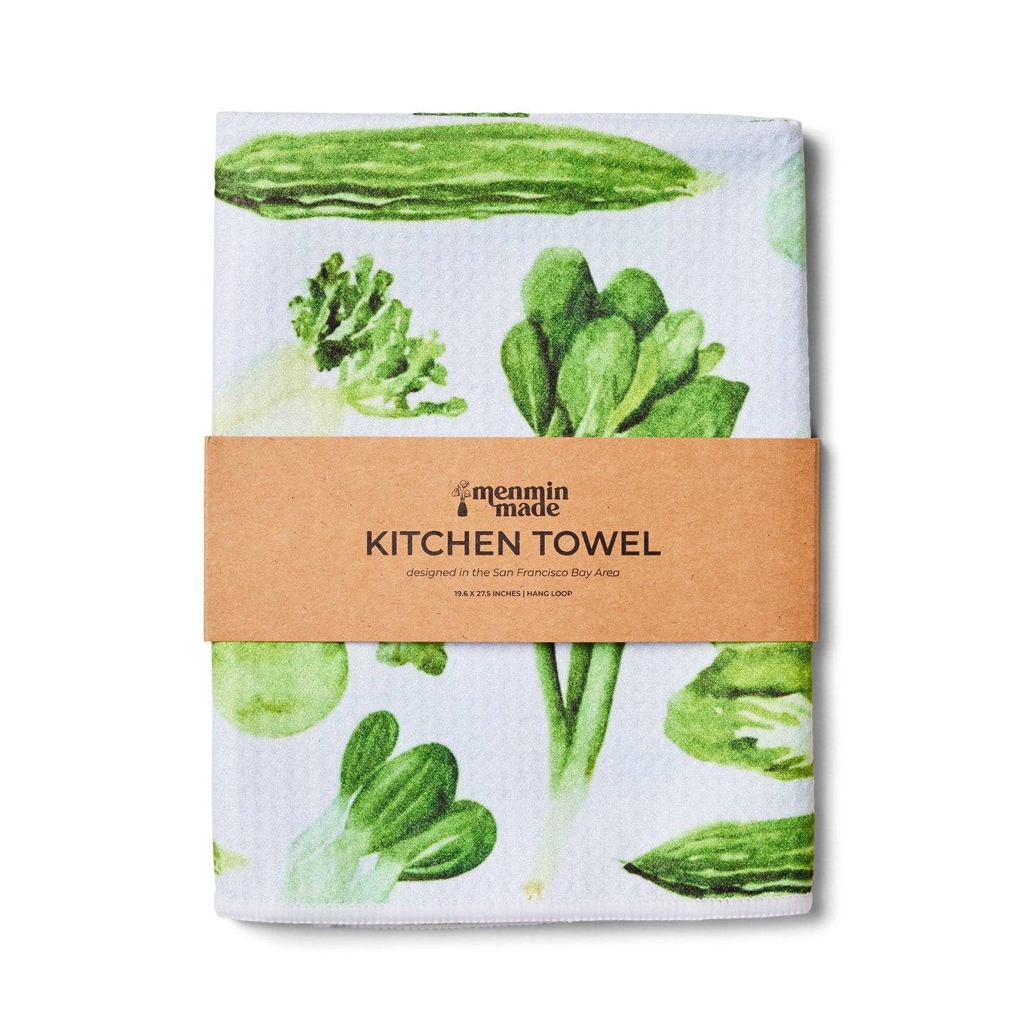 Asian Vegetable Waffle Weave Towel