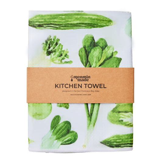 Asian Vegetable Cotton Tea Towel