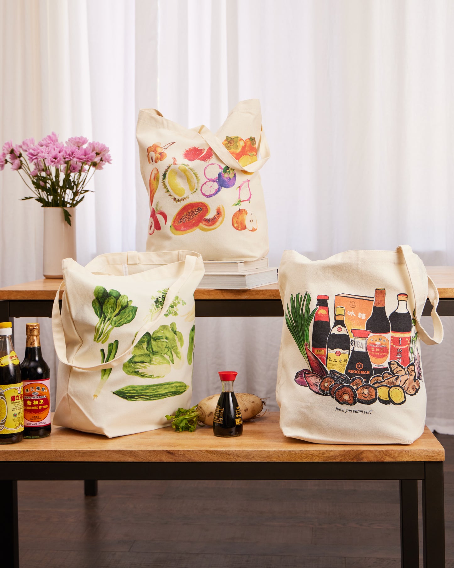 Asian Sauces Tote Bag