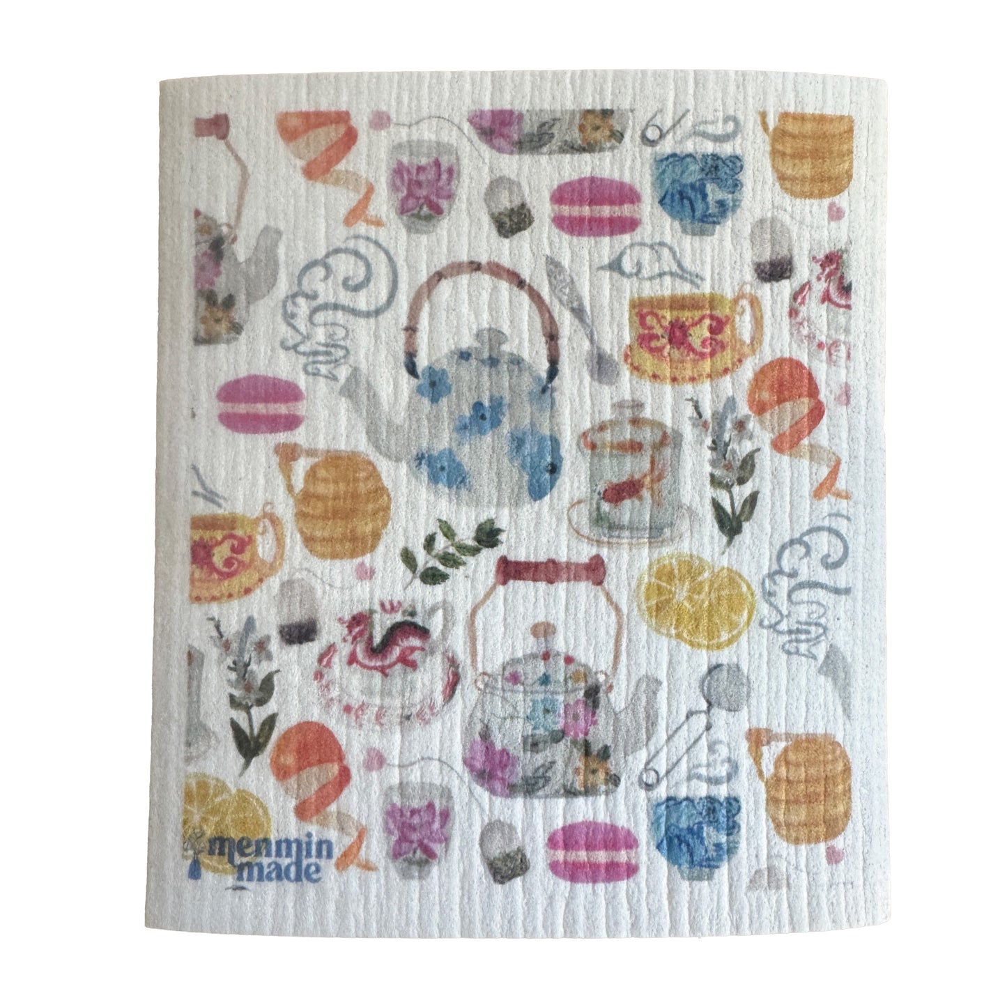 Tea Time Swedish Dishcloth