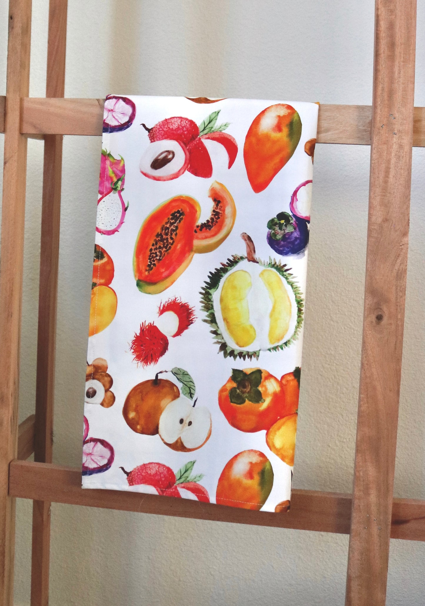Asian Fruit Tea Towel