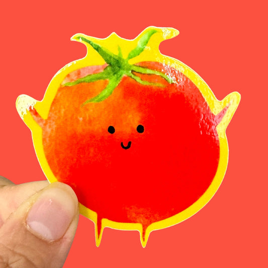 Happy Tomato Sticker