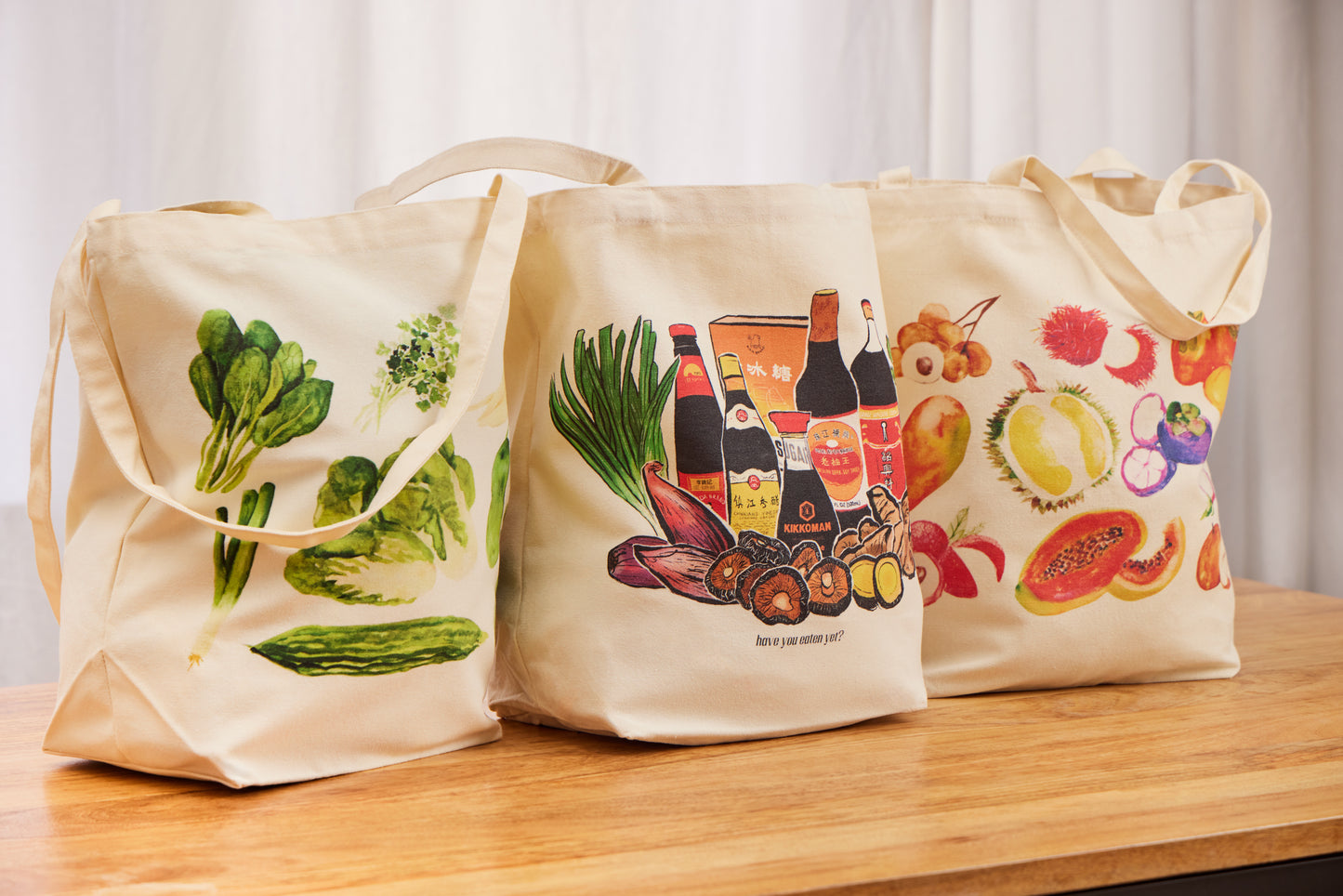 Asian Fruit Tote Bag