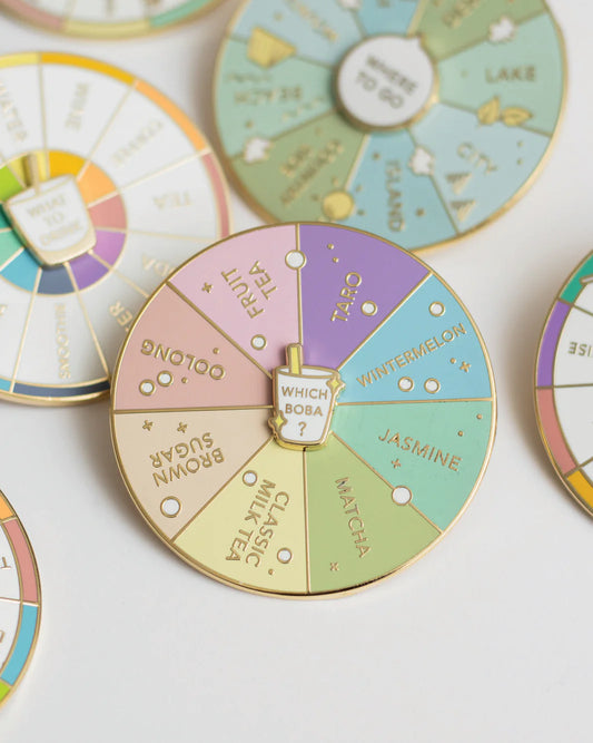 Which Boba Spinning Enamel Pin