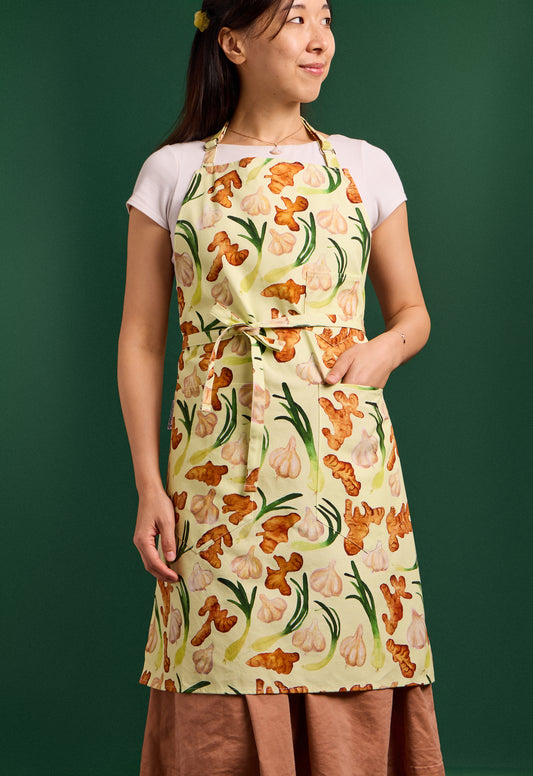 Ginger Garlic Scallion Apron