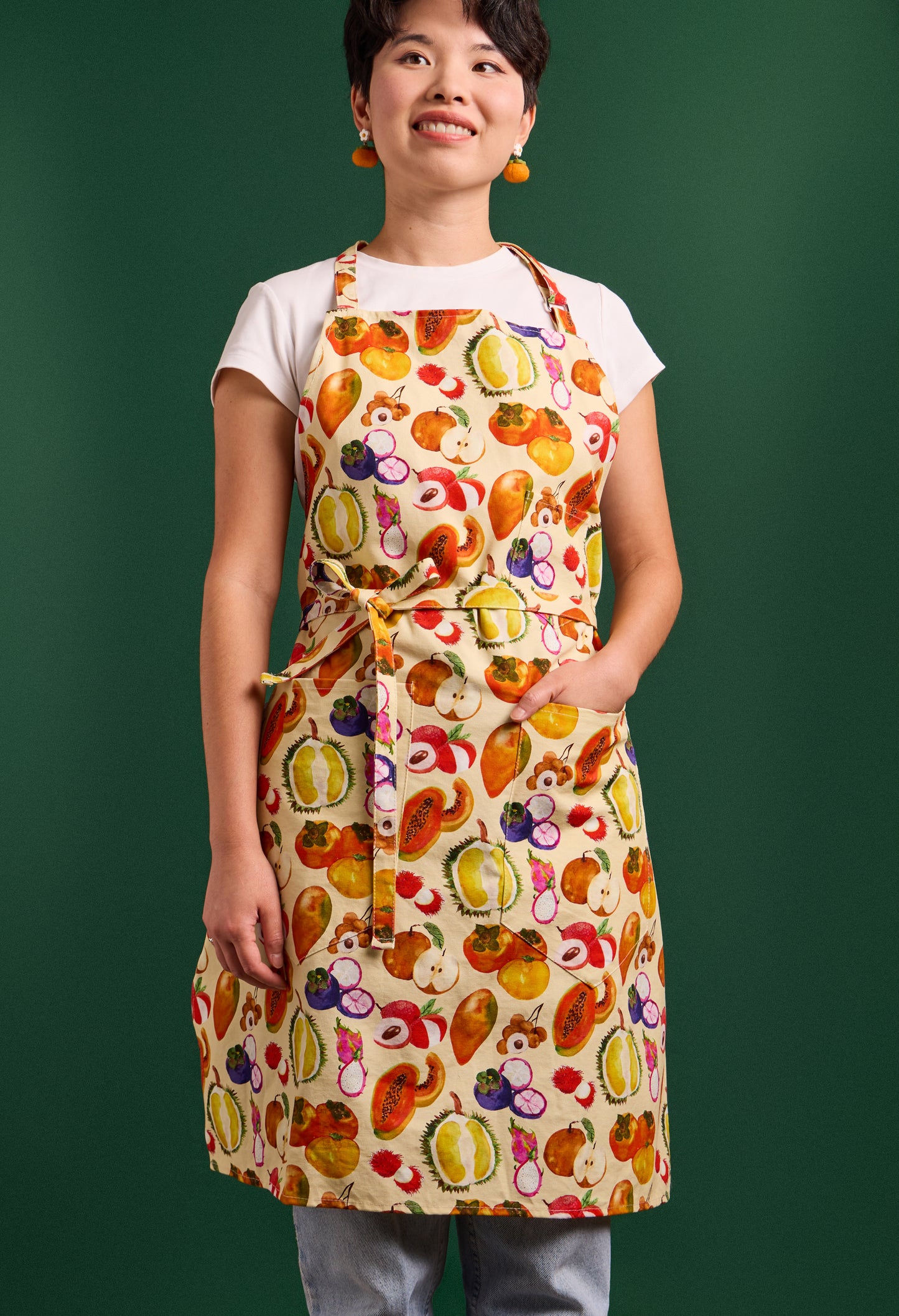 Asian Fruit Apron