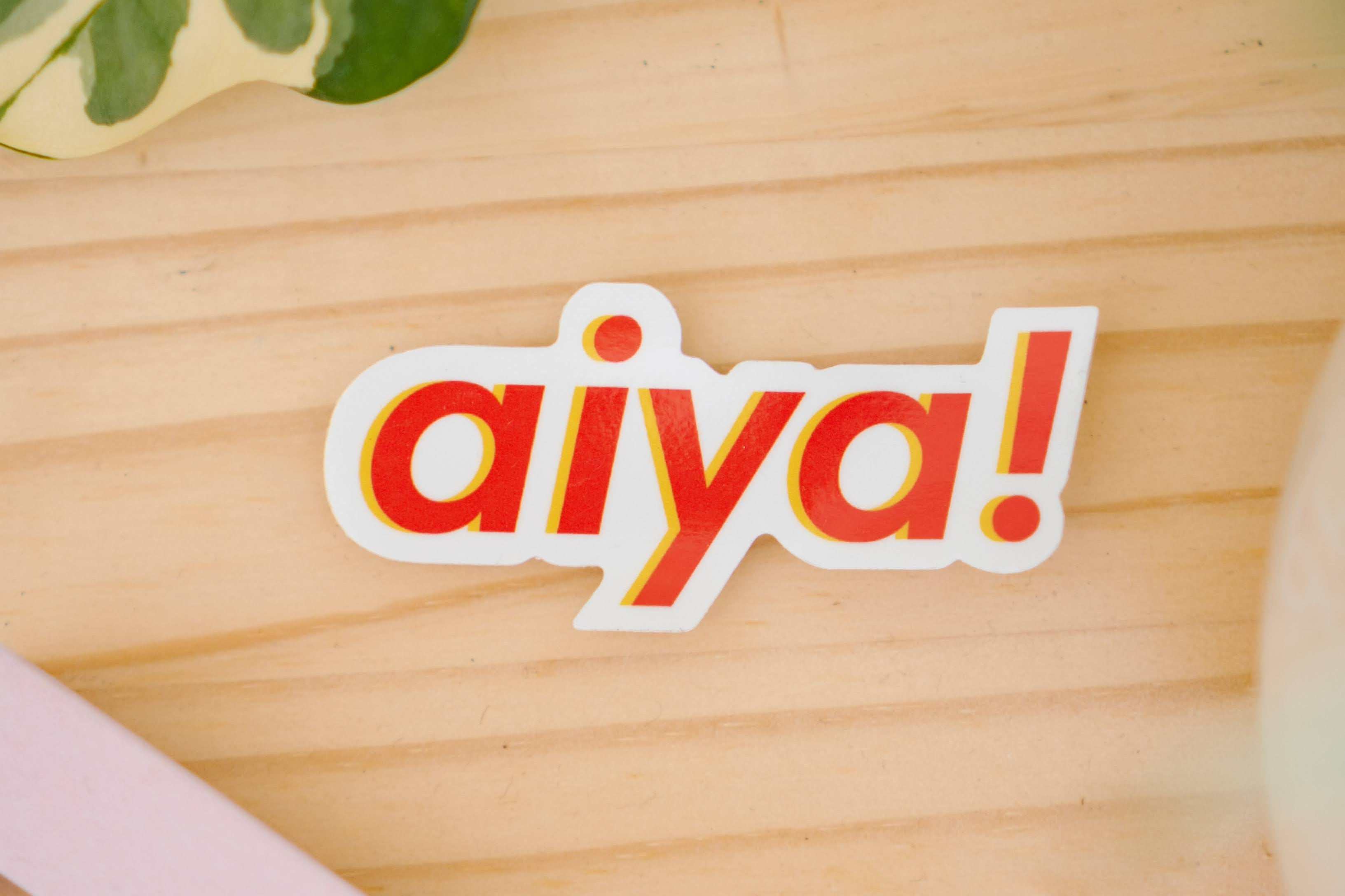 Aiya Sticker Cantonese Sticker