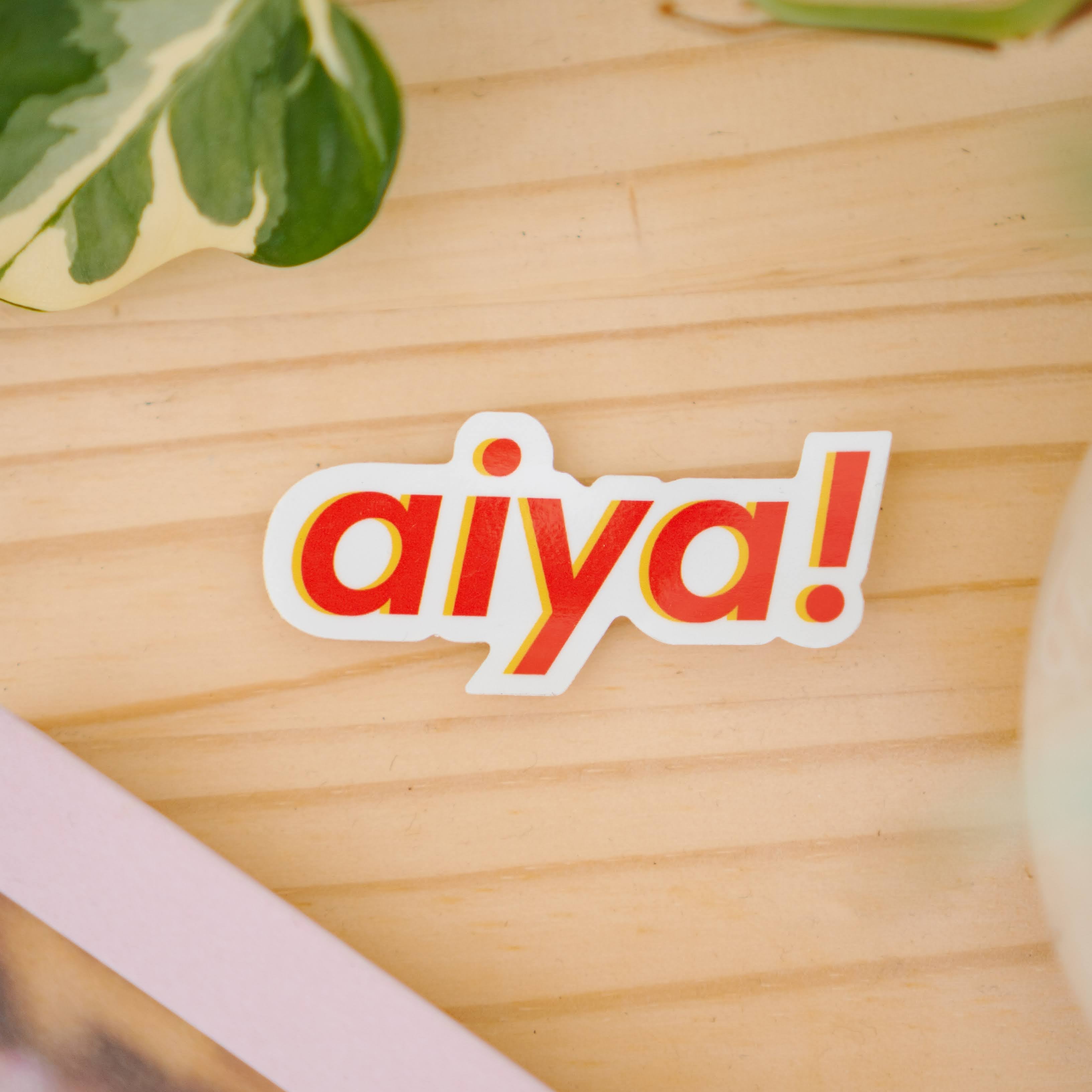 Aiya Sticker Cantonese Sticker