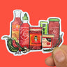 Asian Hot Sauce Sticker 