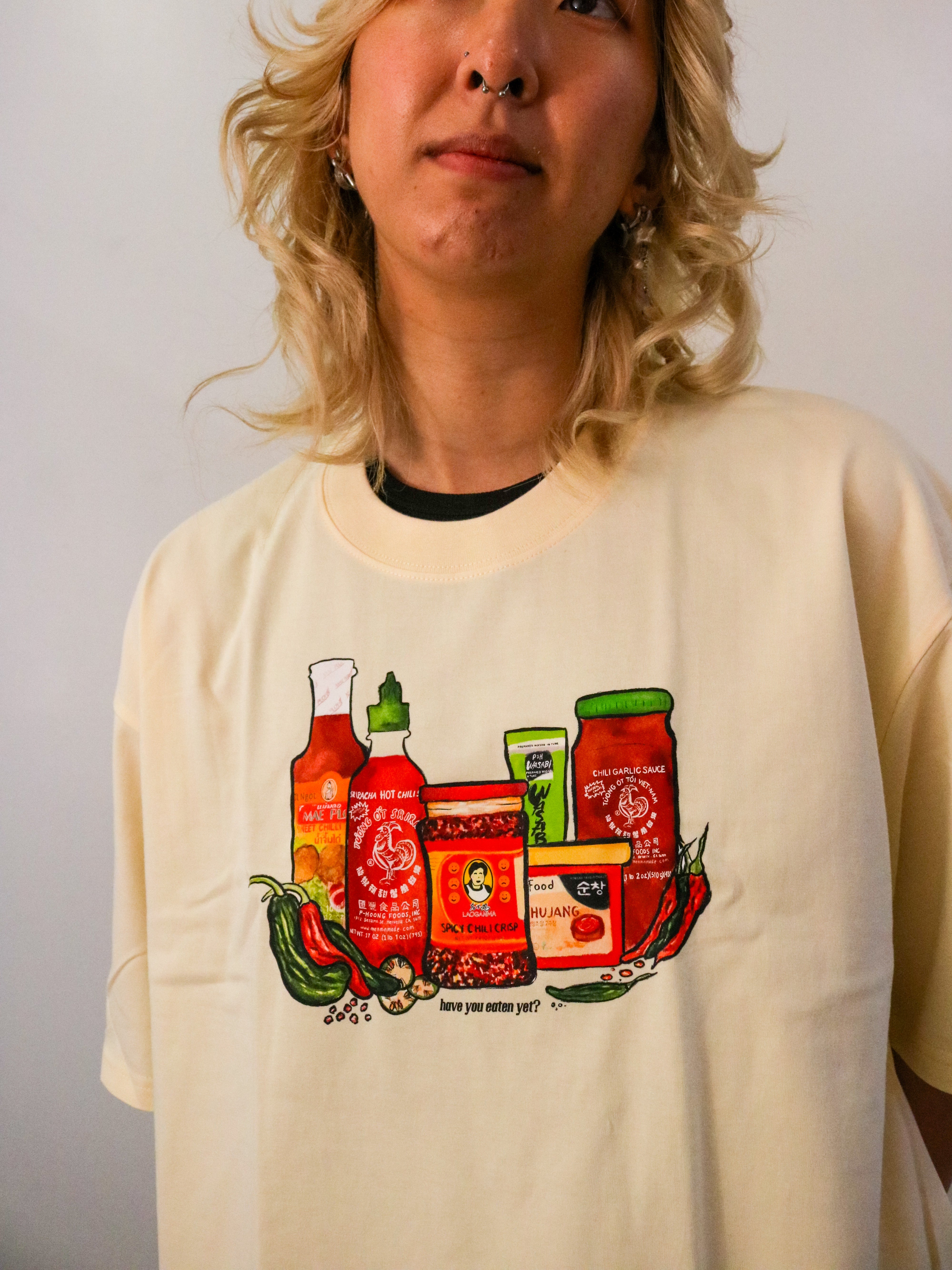 Asian Hot Sauces T-Shirt – Asian American Art Tee | Menmin Made