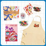 The Ultimate Kitchen Lover Bundle — apron, kitchen towel, Swedish dishcloth, Asian Sauces Sticker, Food I Ate journal and Rice Cooker Florals Magnet