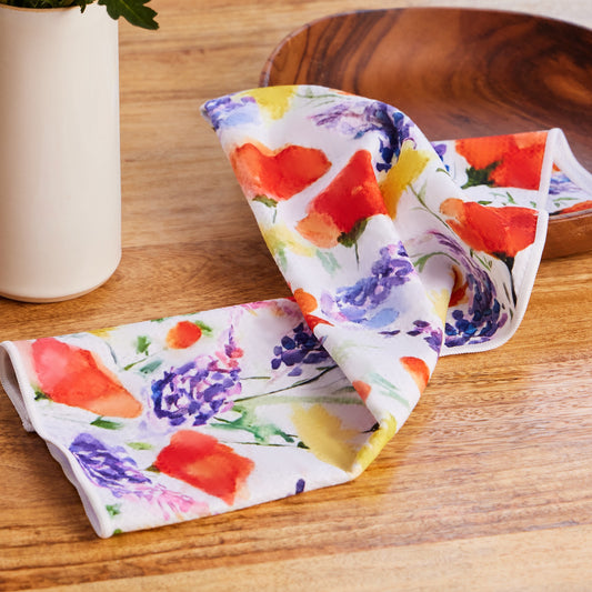 California Wildflowers Cotton Tea Towel