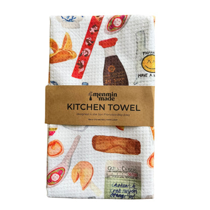Chinese Takeout Restaurant Microfiber Kitchen Towel