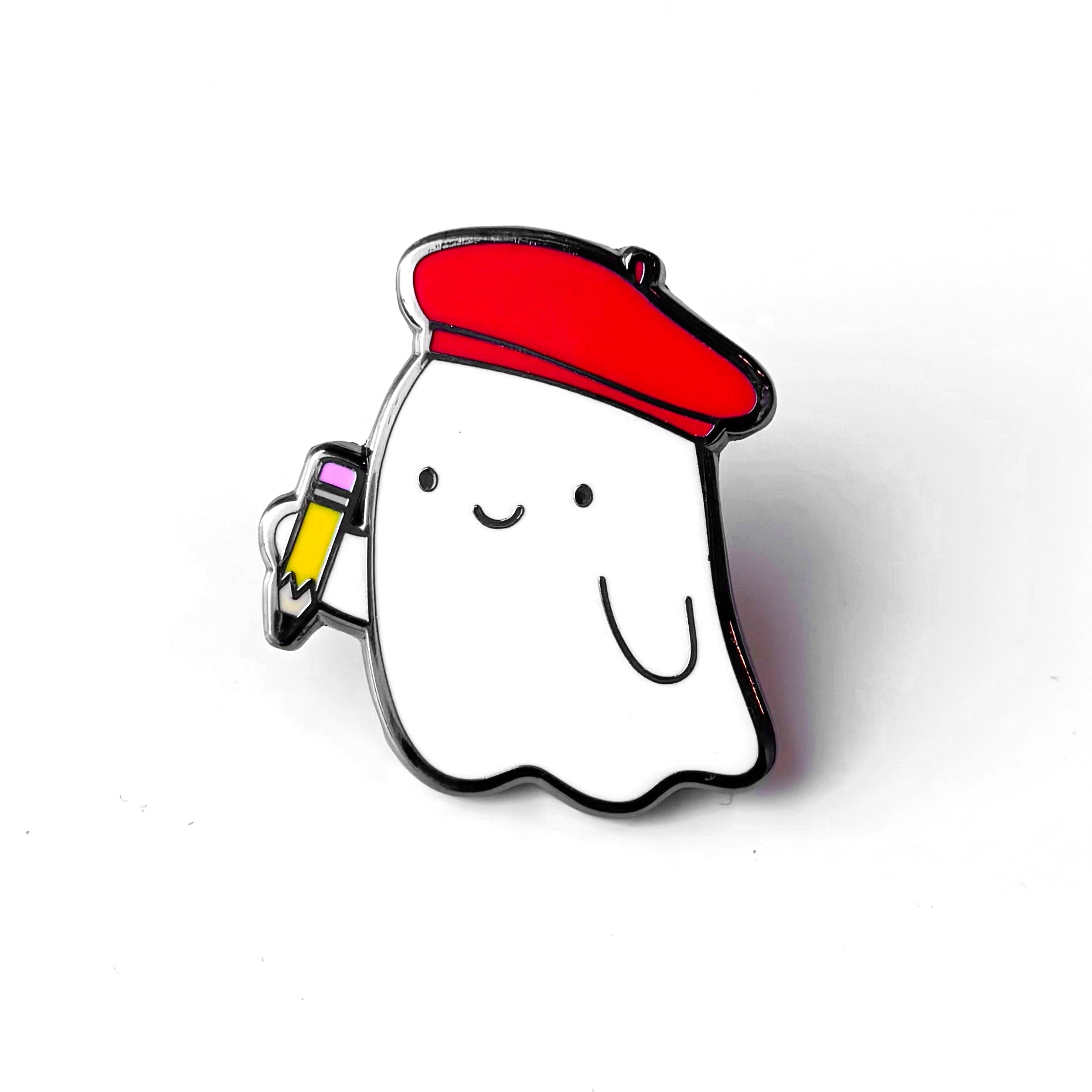 Artist Ghost enamel pin