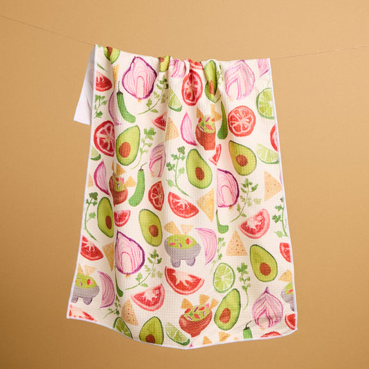 Guacomole Waffle Weave Kitchen Towel