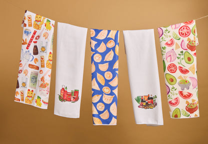 Asian Hot Sauces Kitchen Towel