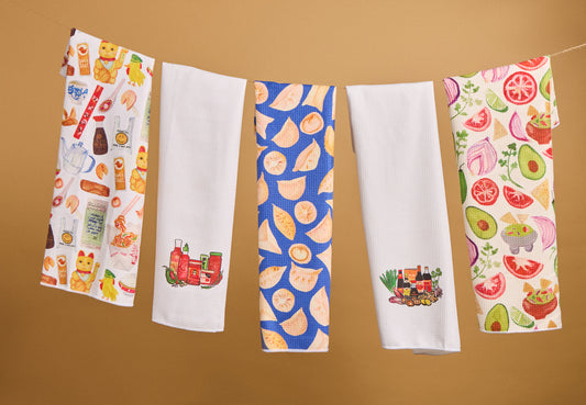 Asian Hot Sauces Kitchen Towel