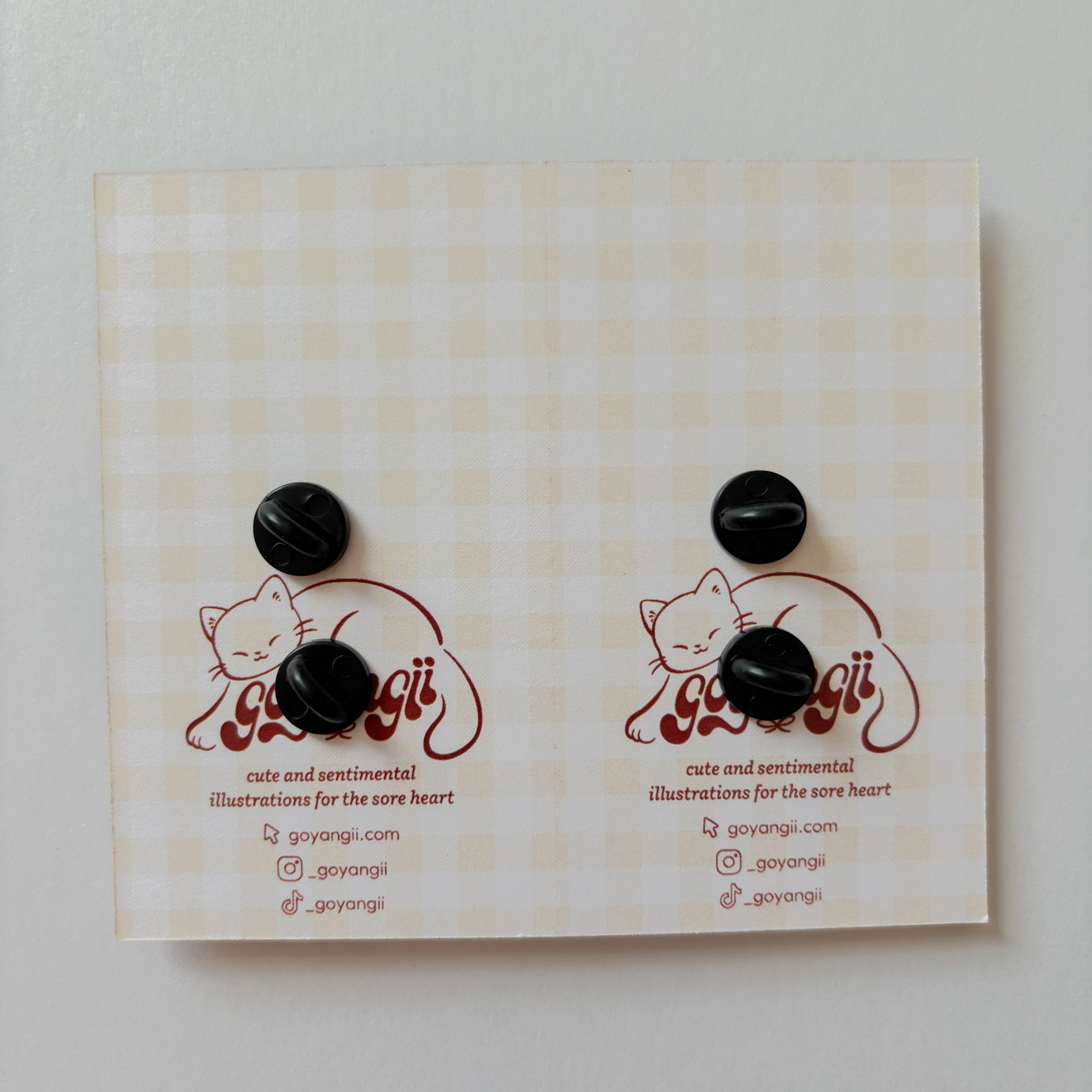 Besties Throw Paws Enamel Pin Set
