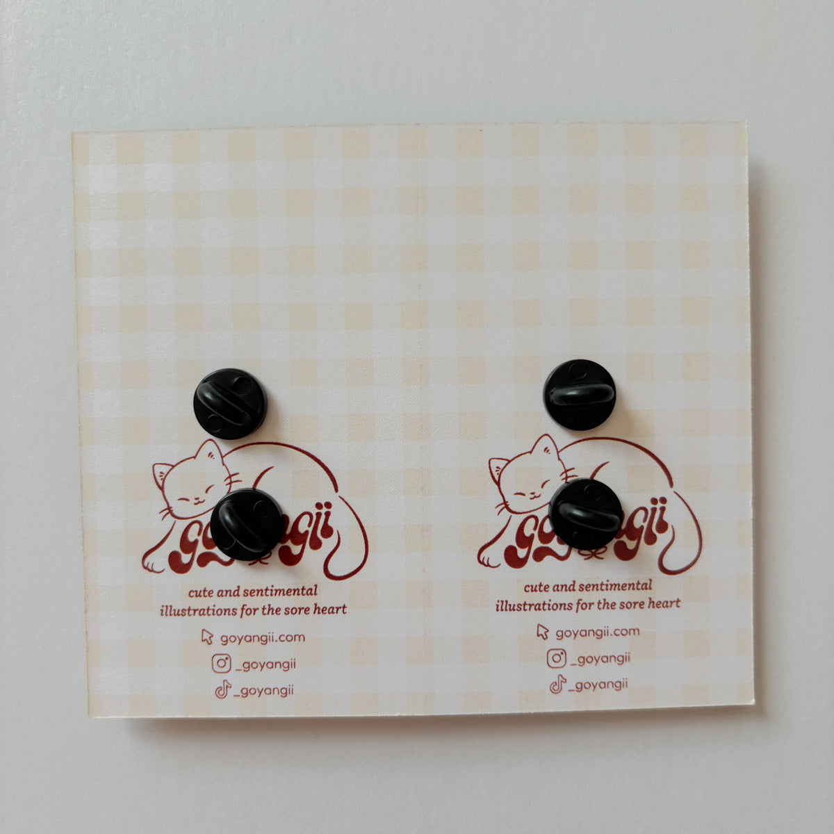 Besties Throw Paws Enamel Pin Set