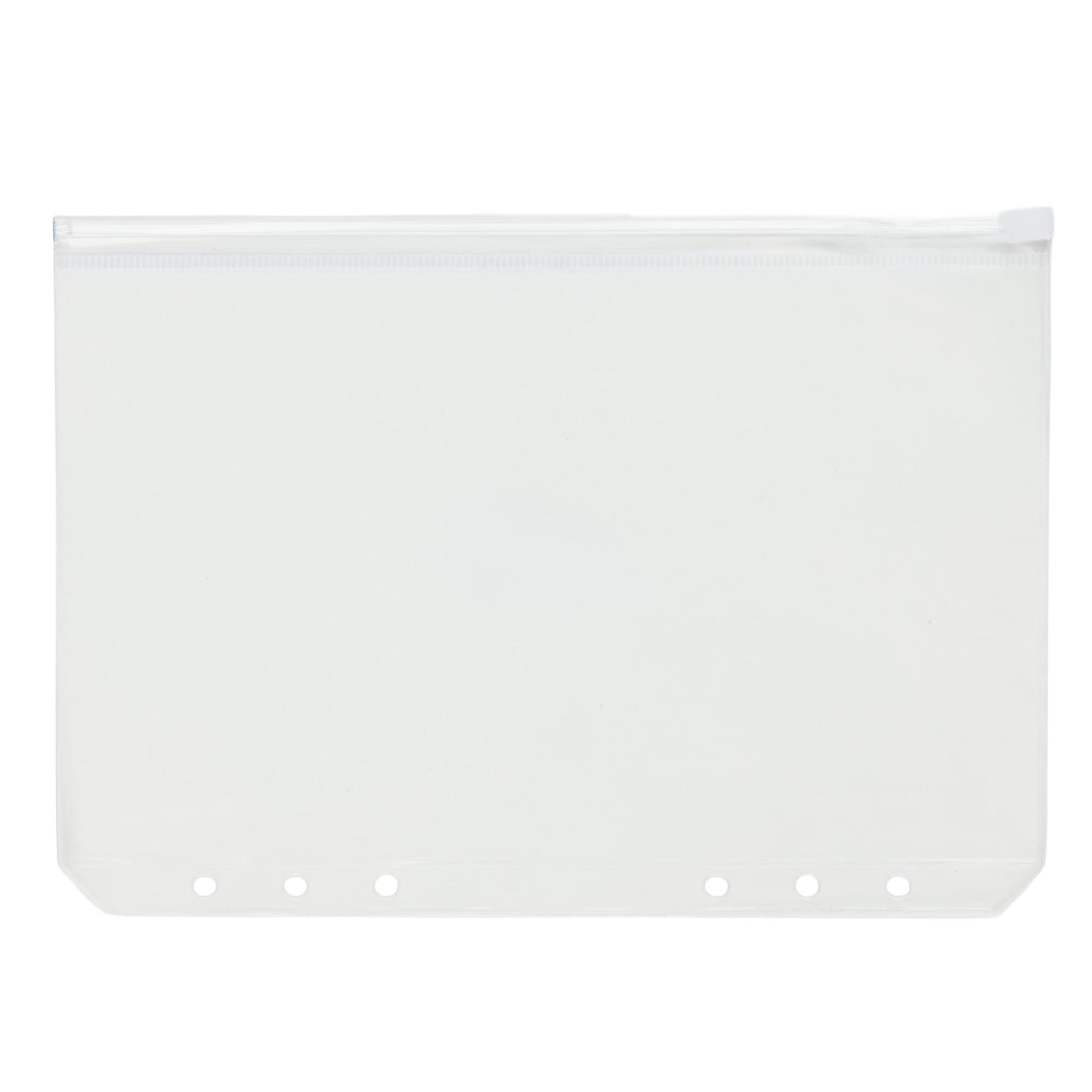 Clear Zipper Binder Pocket — A5 Journal Bag Accessory