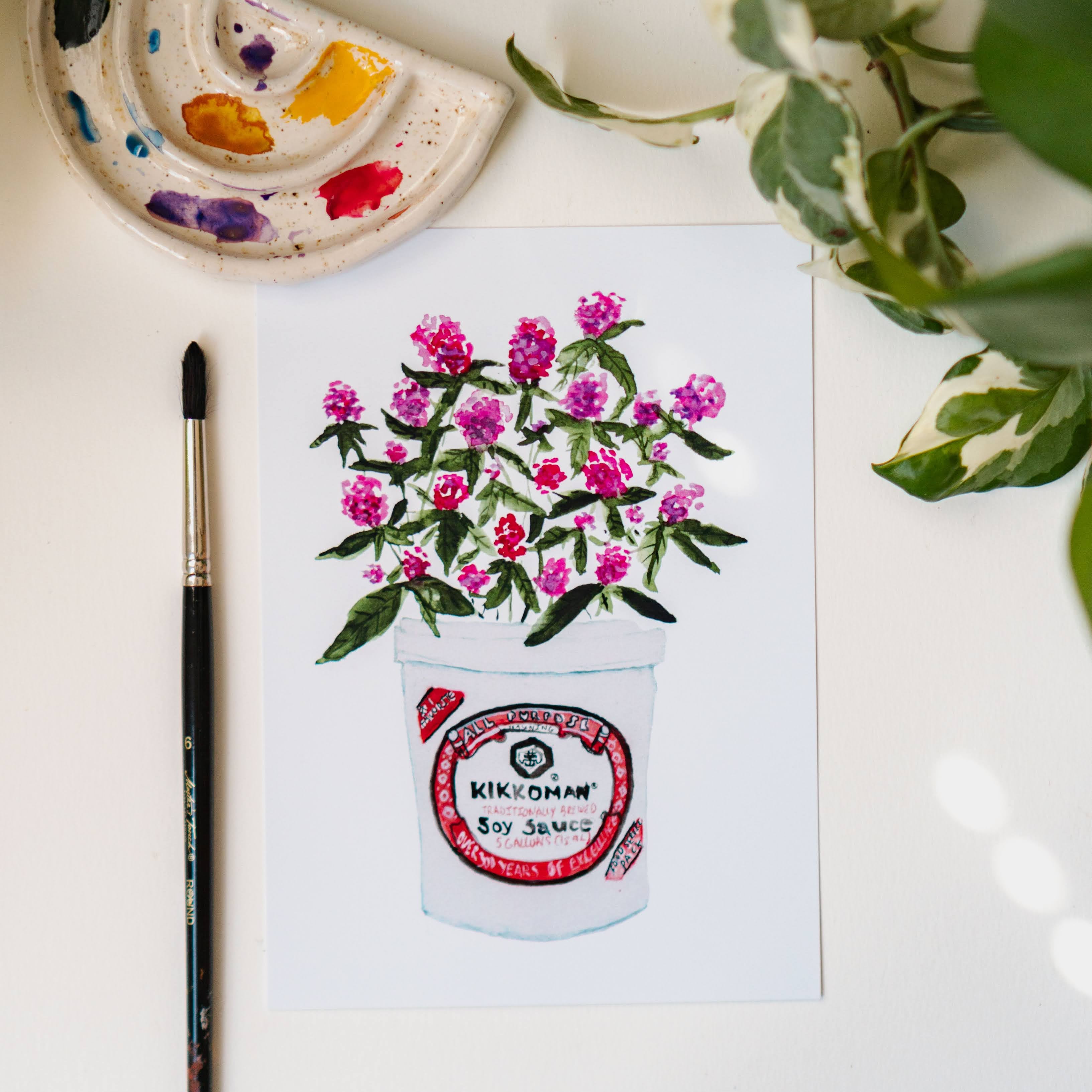 Soy Sauce Amaranths Wall Art