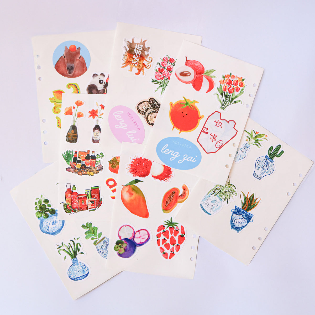 Sticker Paper Topper Reusable Sticker Paper Expansion Pack (7-Pack) | Menmin Made