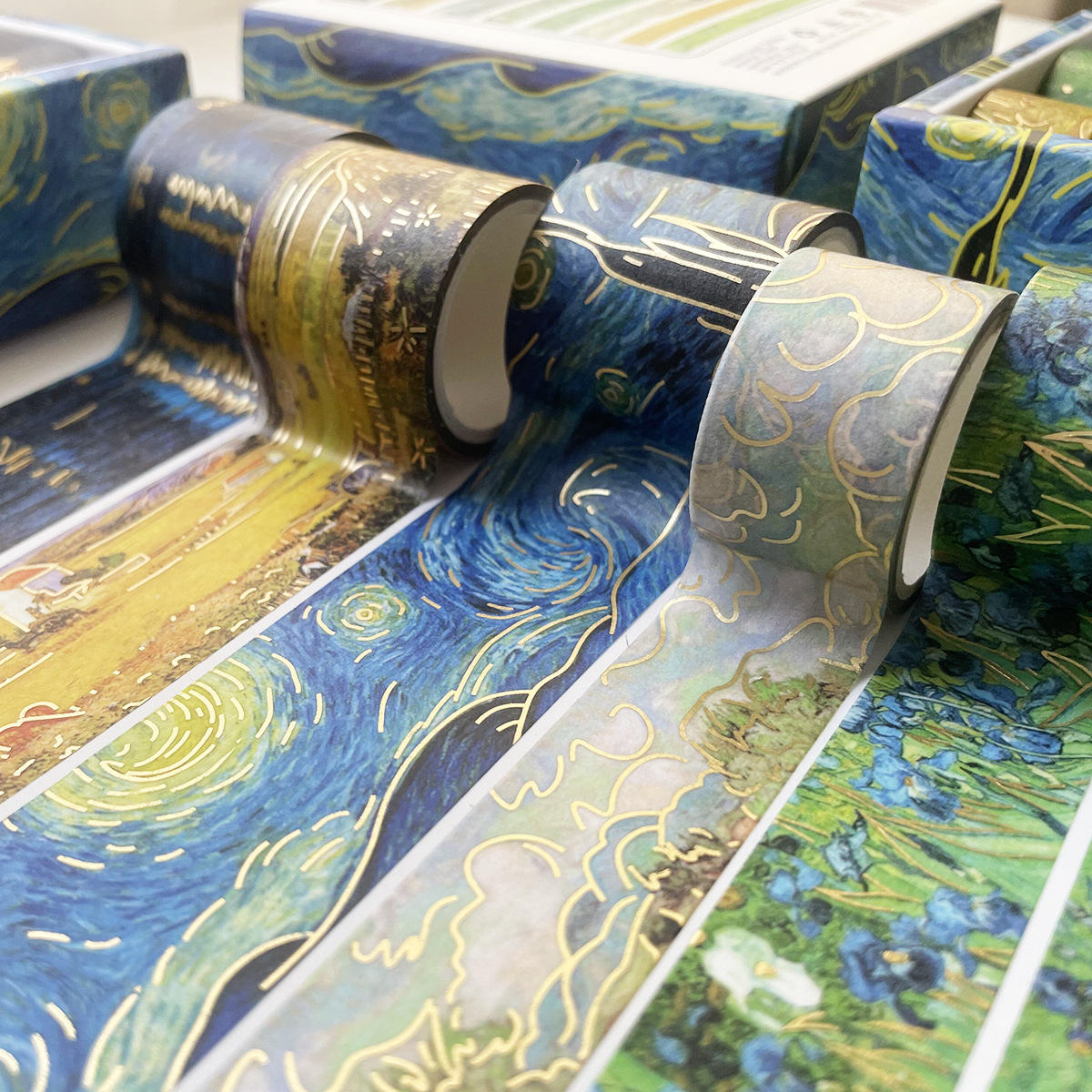 Van Gogh Starry Night Washi Tape Set