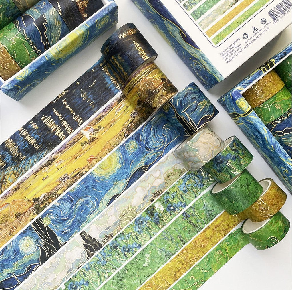 Van Gogh Starry Night Washi Tape Set