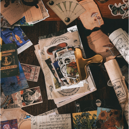 Vintage Junk Journal 200-Piece Pack