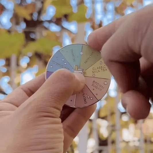 Which Boba Spinning Enamel Pin