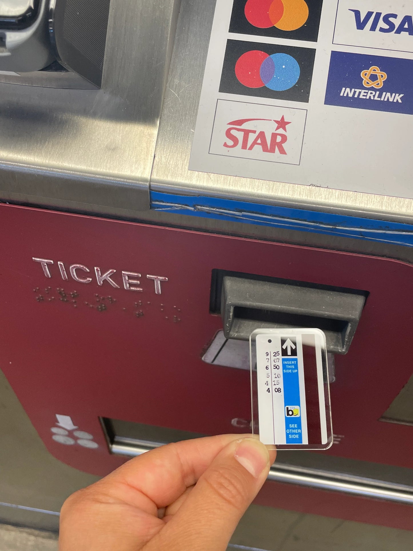 BART Paper Ticket | Acrylic Pin