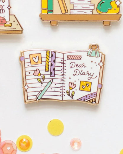 Dear Diary Enamel Pin