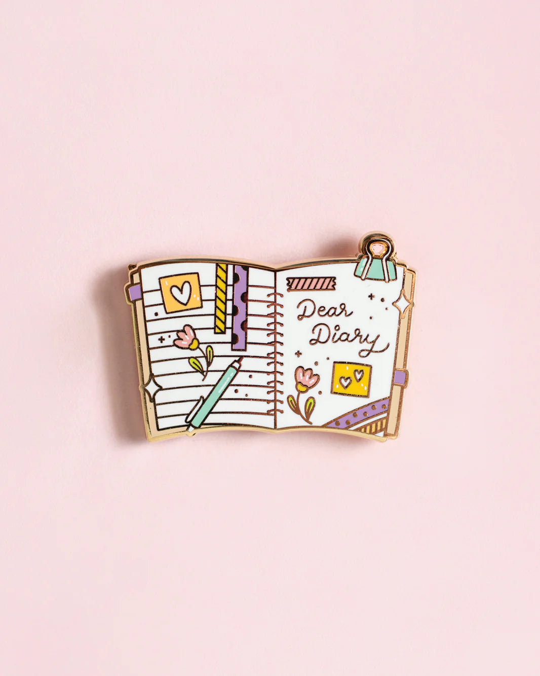 Dear Diary Enamel Pin