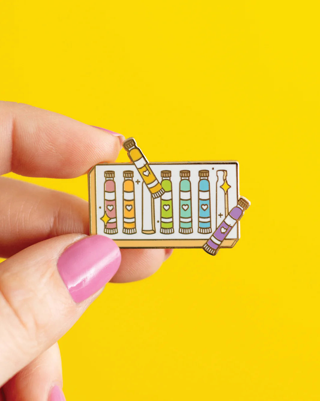 Pastel Paint Set Enamel Pin