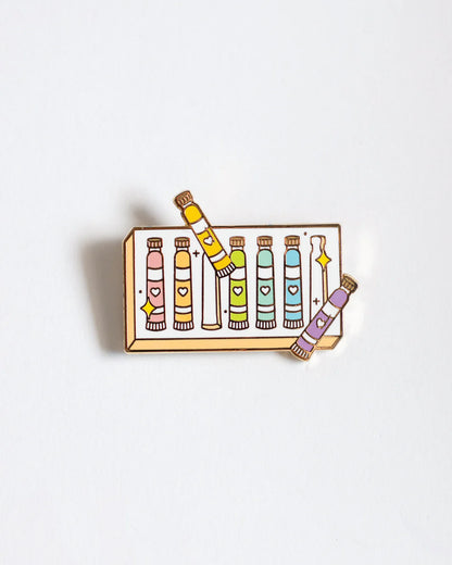Pastel Paint Set Enamel Pin