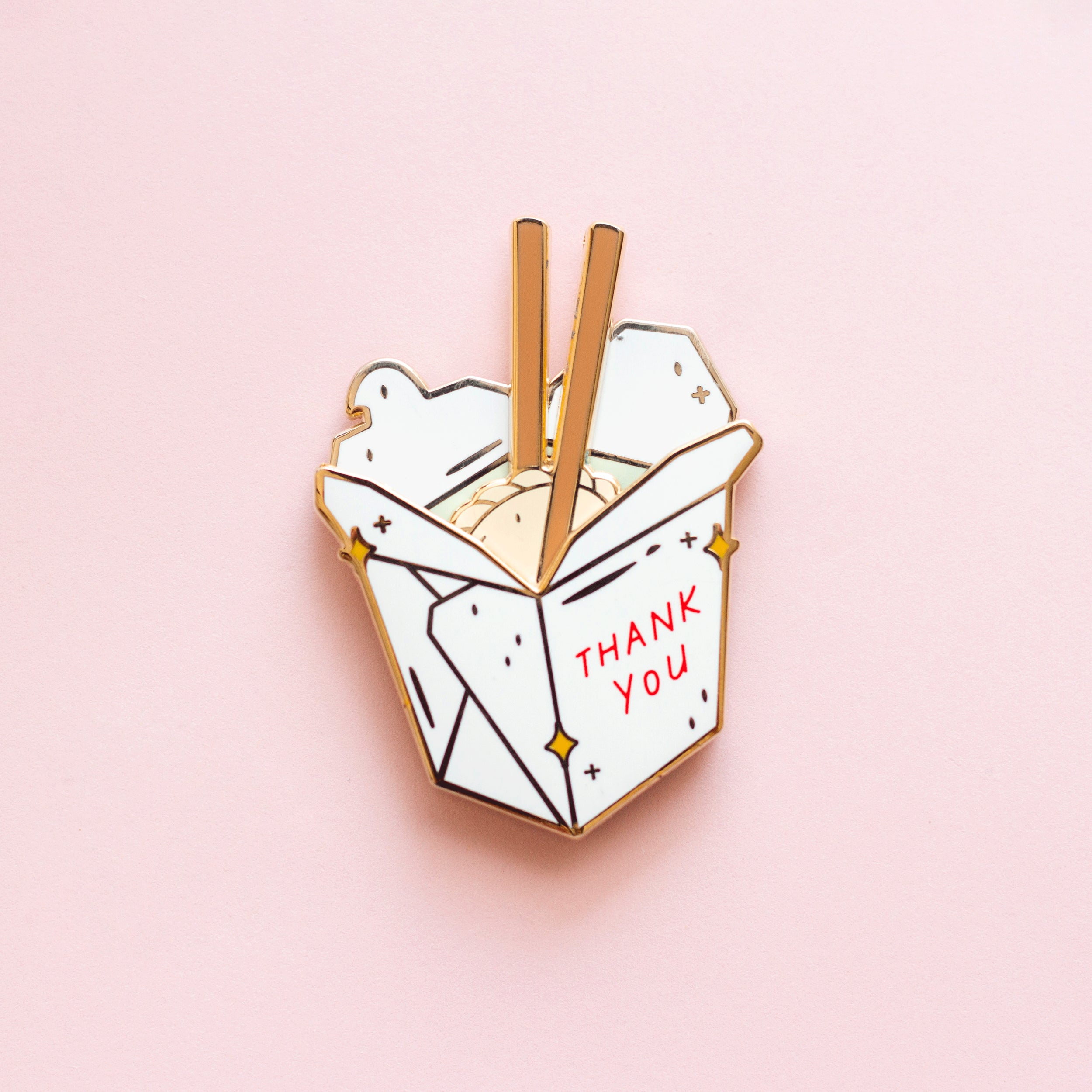 To-Go Box enamel pin