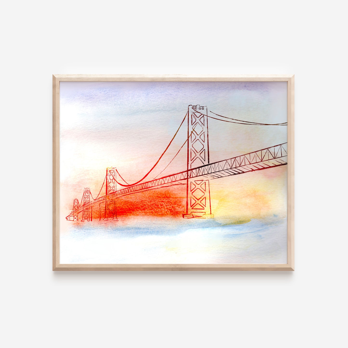 Bay Bridge Art Print | San Francisco Art | Bay Area Art