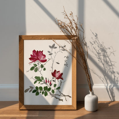 Roses Chinese Painting For Sale