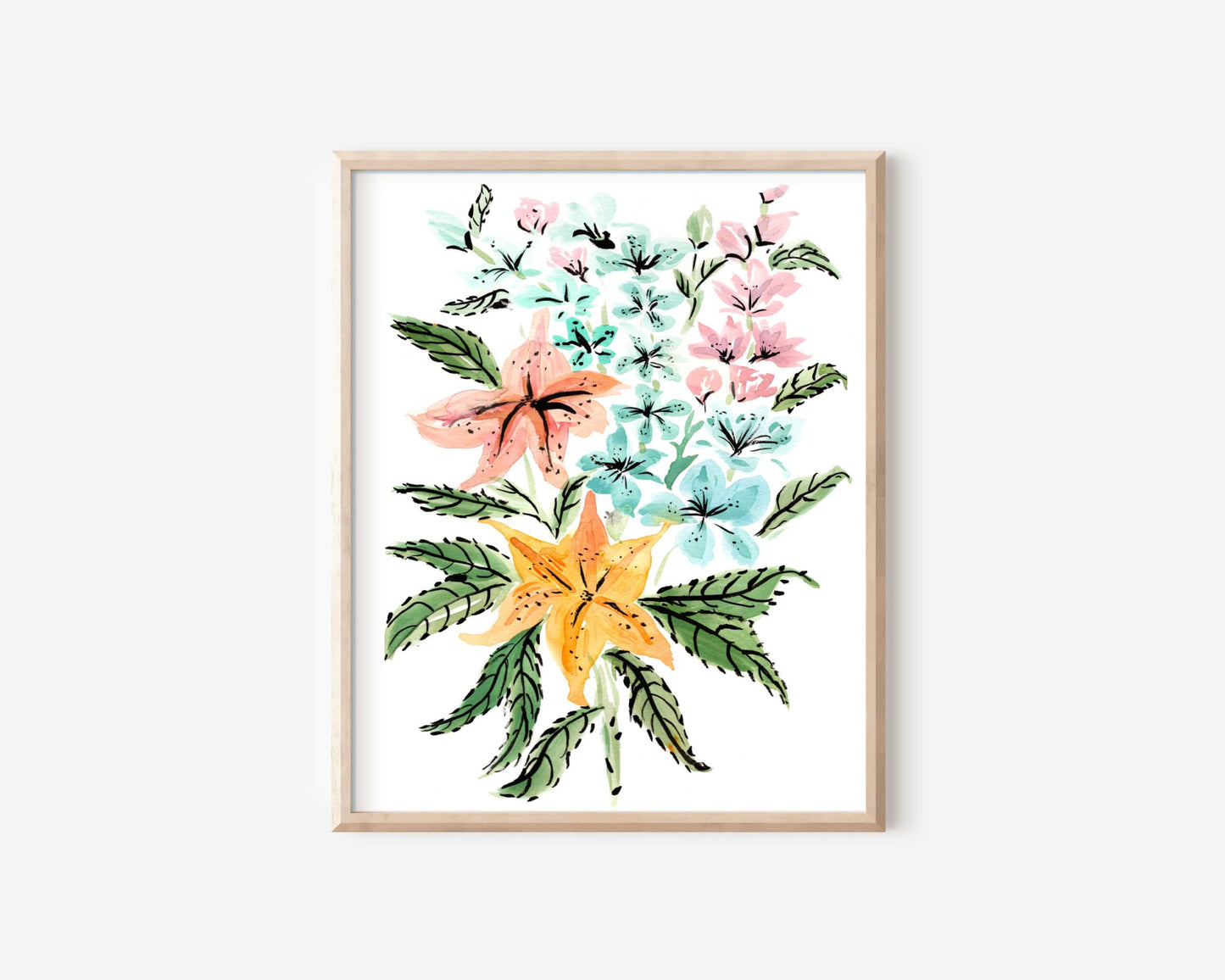 Tiger Lily Art Print
